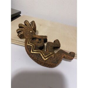 Vintage American Indian Kokopelli  Chalkware Wall Art Decor Navajo